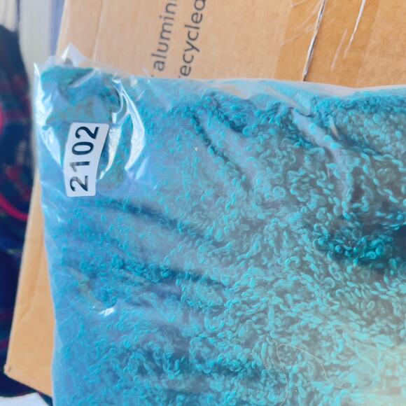 Norton McNaughton Sweater Woman's Large Green Fluffly Fringe Collar Long Sleeve - Picture 11 of 11